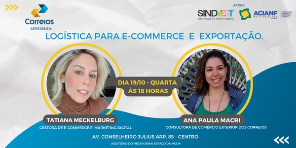 ACIANF e SINDVEST trazem palestras gratuitas nesta quarta